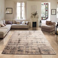Picture of Qasr Al Sajad Harmony Turkish Carpet, 9634A - Light Grey