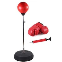 Picture of Skyland Adjustable Professional Boxing Set, Red, Medium, EM 1846