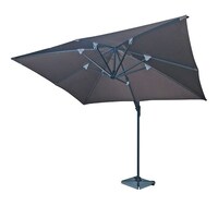 Picture of Oasis Casual Foldable Outdoor Parasol Umbrella - Brown