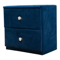 Picture of Tanveer Khan Side Bed Cabinet, Blue