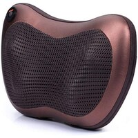 Picture of Massage Pillow for Car and Home Use, Black & Brown