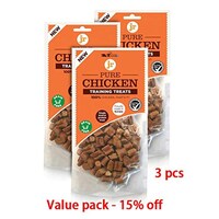 Picture of Pet Shop Jr Pure Chicken Training Treats for Dogs, 85 g, Pack of 3 pcs