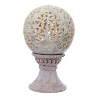 Picture of Ezdan Banarsi Marble Hand Crafted Night Lamp Round