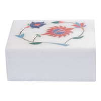 Picture of Ezdan Flower Design Italian Marble Jewel Box