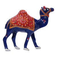 Picture of Ezdan Metal Camel Home Decor, Red & Blue