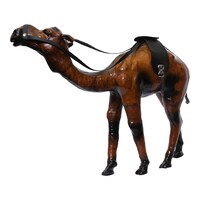 Picture of Ezdan Leather Camel Home Decor, 12inch, Brown