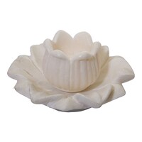 Picture of Ezdan Marble Flower Pot, 4inch, White