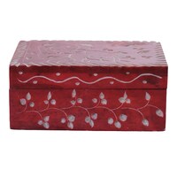 Picture of Ezdan Marble Beautiful Jewel Box, Red
