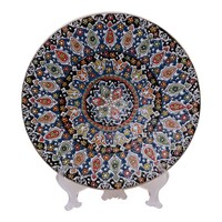 Picture of Ezdan Handmade Ceramic Plate with Stand, 35cm, Multicolour