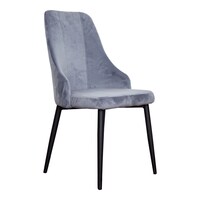 Picture of Xitong Velvet Cushion Dining Chair, Grey, XT109