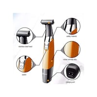 Picture of Kemei km 1910 Eyebrow and Facial Trimmer, Multicolour, 18 x 3.6 cm