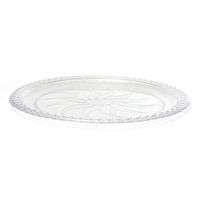 Picture of Seven Emirates Designed Crystal Plastic Round Plate, Pack Of 5Pcs