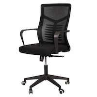 Picture of Huimei Low Back Office Chair, Black, 2113-B