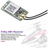 Picture of Frsky XM+ 2.4Ghz Mini Receiver for Rc Fpv Racing Drone, Multicolor, 10 V
