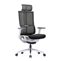 Picture of Neo Front Ergonomic Mesh Office Desk Chair With Adjustable Headrest