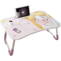 Picture of Hossejoy Foldable Portable Beauty Girl Design Standing Laptop Table