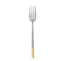 Picture of Lihan Stainless Steel Fork Spoon, Silver & Gold, Pack of 6 Pcs (s)