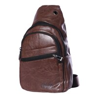 Picture of Sfute Fashion Leather Men Bag, Brown