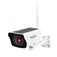 Picture of Prolab 2MP Smart Bullet WIFI Low Power Solar Camera - White