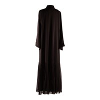 Picture of Ewan Boutique Nida with Chiffon & Double Layer Abaya with Shawl, Black