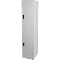Picture of R Store Two Door Steel Cabinet Locker, Grey