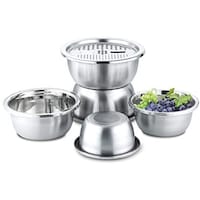 Picture of Stainless Steel Mixing Bowl Set with Grater