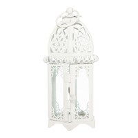 Picture of Le Bonheur Lantern Hanging Candle Holder, White
