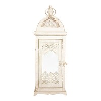 Picture of Le Bonheur Lantern Hanging Candle Holder, Creamy White