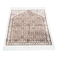 Picture of Safi Contemporary Design Silk Touch Full Velvet Prayer Mat, 70 x 110cm, 1kg