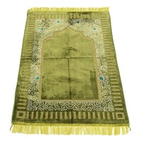Picture of Safi Padded Prayer Mat, Pista Green & White, 70 x 110cm, 500g