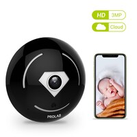 Picture of Prolab Panoramic View Fisheye IP Camera with HD Infrared Night Vision, 3MP