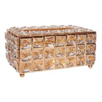 Picture of Apple Land Crystal Tissue Box, Gold