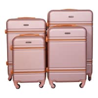Picture of Jian Modern Luggage Trolley Set, Rose Gold