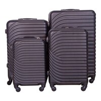 Picture of Jian Superior Luggage Trolley, Black, Set of 4 Pcs, JL-7766