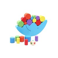 Picture of Wooden Moon Balance Building Blocks Toy Set Of 100 Pcs