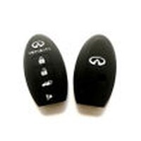 Picture of Silicone 4 Button Car Key Cover for Infinity, Black