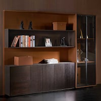 Picture of Huimei H05-B Office Cabinet, Brown Color