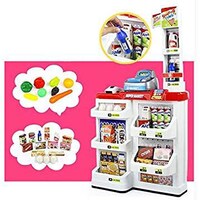 Picture of Children 'S Home Supermarket Toy Shopping Cart Cash Register Sets