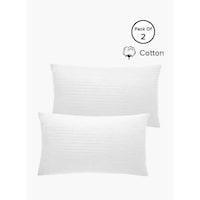 Picture of Sound Sleep Hypoallergenic Soft Bed Gel Pillow Set, White, Pack of 2Pcs