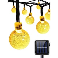 Picture of Beauenty 30 LEDs Festival Solar String Lights, Gold & Black, 8x19cm