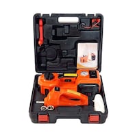 Picture of Global Online 4 In 1 Electric Car Jack Tool Kit, Black and Orange