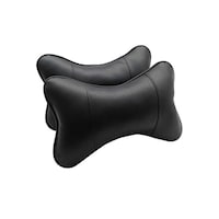Picture of 2-Piece Car Seat Neck Pillow, Black, Pack of 2pcs