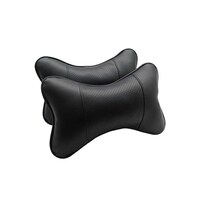 Picture of 2-Piece Car Neck Pillow Seat Cushion Set, Black, Pack of 2pcs