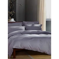 Picture of Umeema Premium Stripped Fabric King Size Bedding Set, Pack of 6