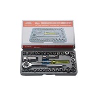Picture of Aiwa Combination Socket Wrench Set, CPR1701 - Pack of 40pcs