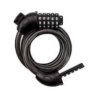 Picture of 5-Digit Code Combination Bike Lock Cable, 1.2m