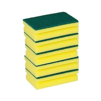 Picture of Delcasa Cleaning Sponge, Yellow & Green, 200g, 5 Pcs