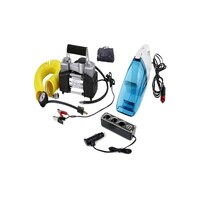 Picture of 2 Cylinder Air Compressor with Vacuum Cleaner & USB Car Charger