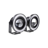 Picture of Toby'S Fog lamps With DRL Halo Angle Eyes, 2 Pieces, 89mm