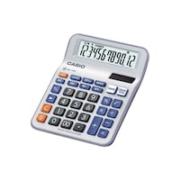 Picture of Casio 12-Digit Mini Desk Calculator, White
